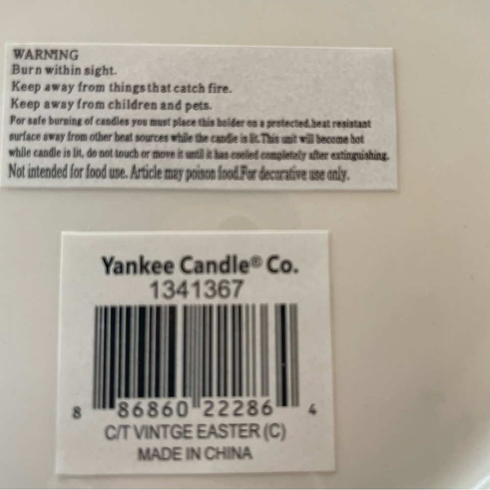 Yankee Candle Vintage Easter Plate - Picture 7 of 7